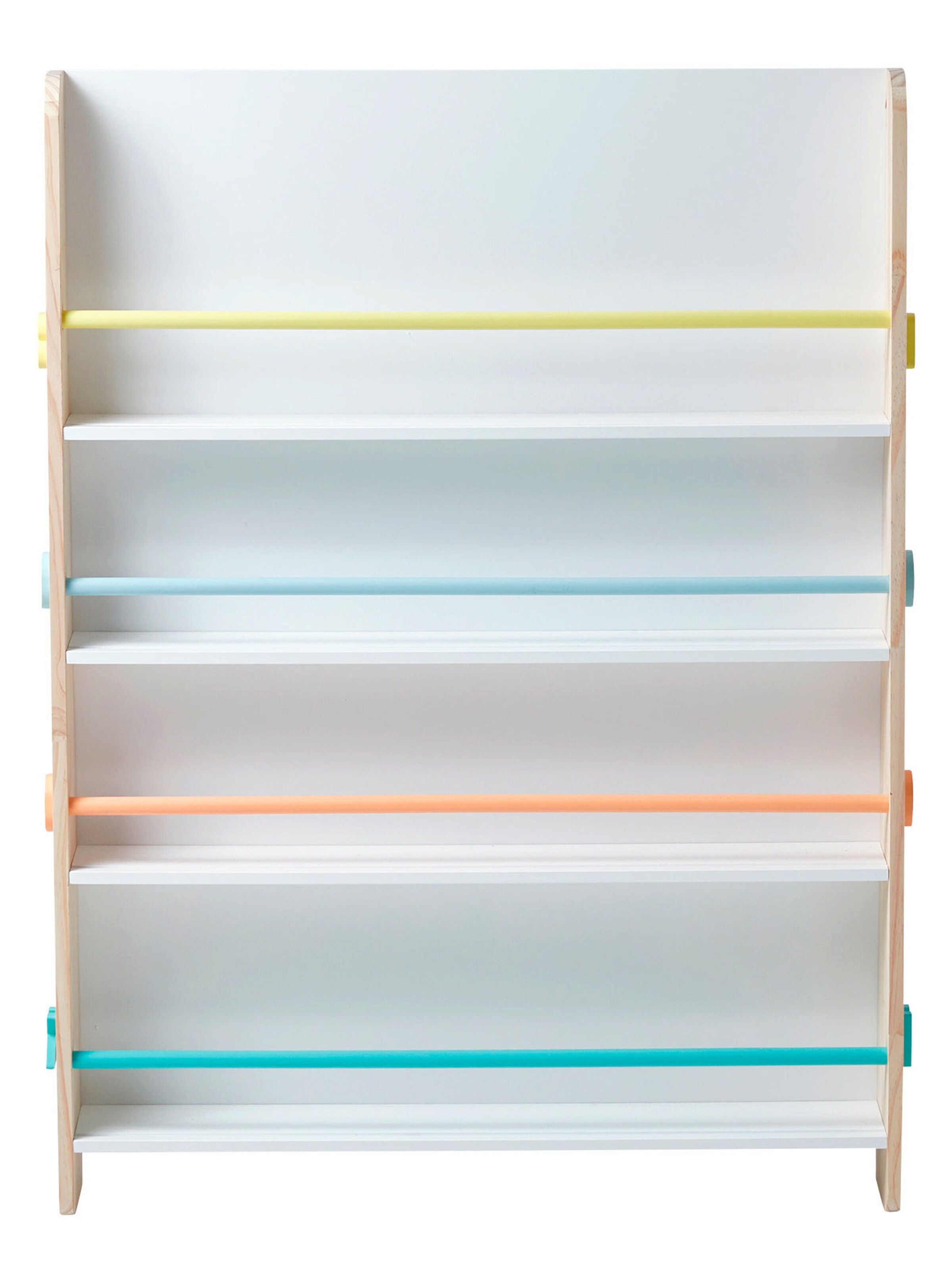 Vertbaudet Kinder Bücherregal BOOKS weiß/natur