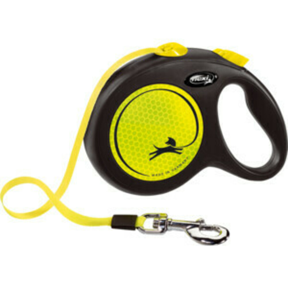 Flexi Rollijn New Comfort Tape 5 mtr tot 50 kg Neon