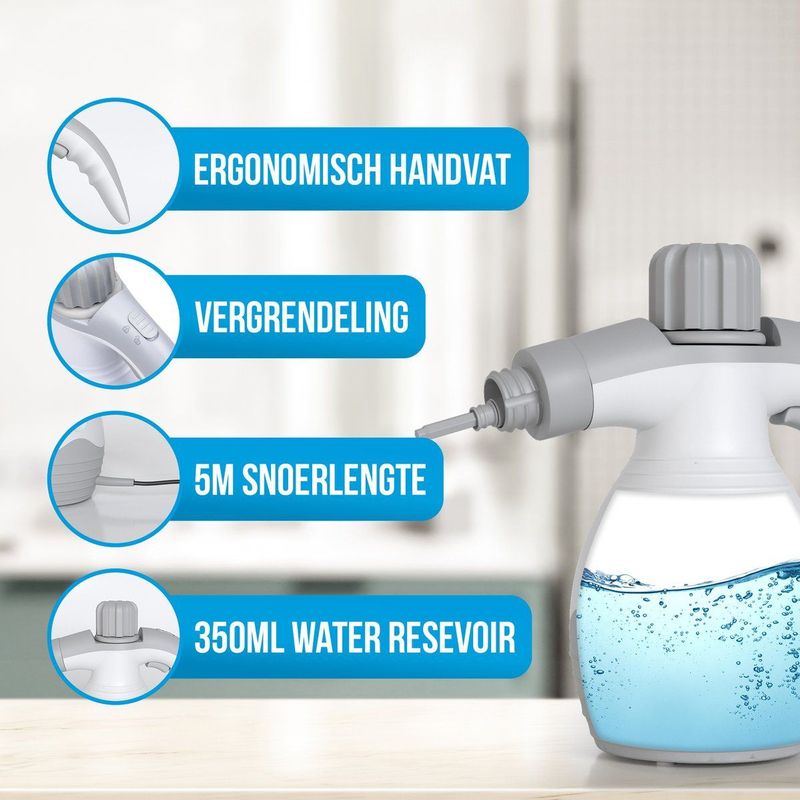 Strex - Stoomreiniger - Extra Krachtig - 1200W - Multifunctioneel