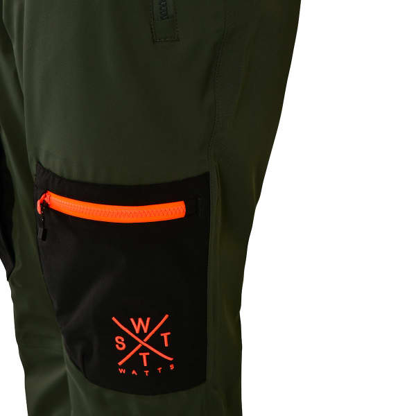 Pantalon de ski WATTS XJIB PANT JR GREEN
