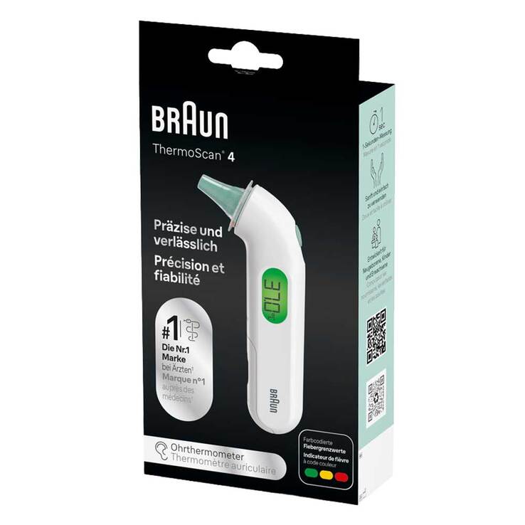 Braun Thermoscan 4 Ohrthermometer, 1 St