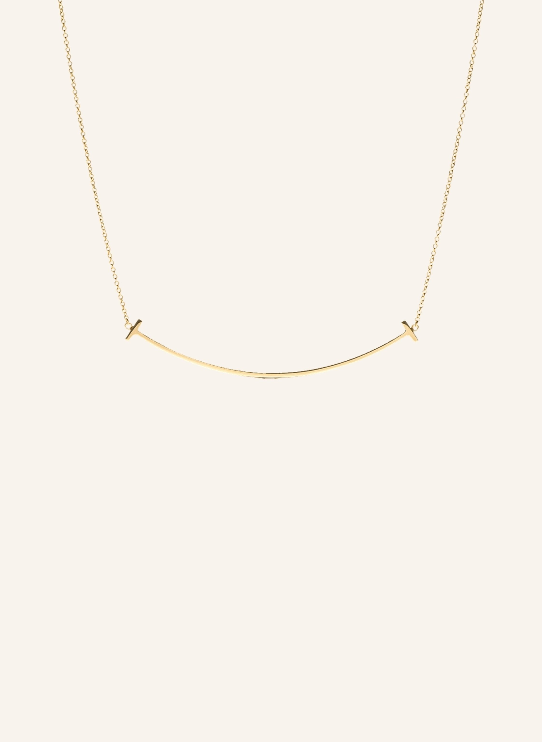 TIFFANY & Co. Tiffany T Smile Large HALSKETTE 18 Karat Gold