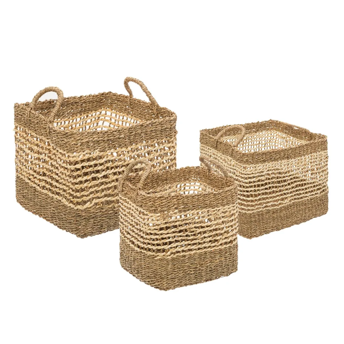 Atmosphera, Createur D'Interieur Atmosphera Panier Carré Ajouré - Marron