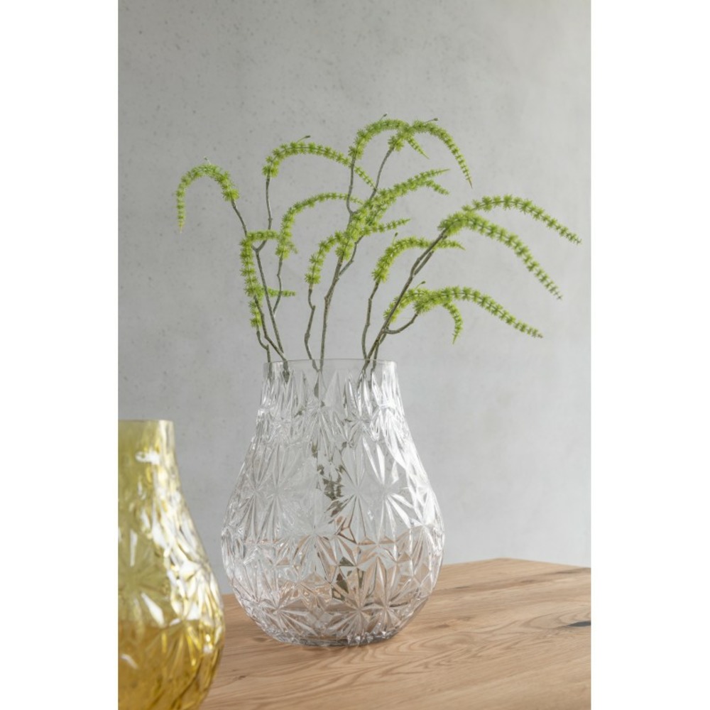 Vase en verre transparent l18*l18*h22cm