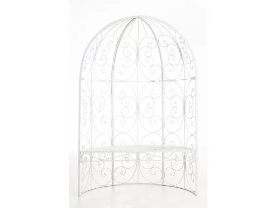 Arche à rosiers - Métal & Métal - Blanc - Rosie
