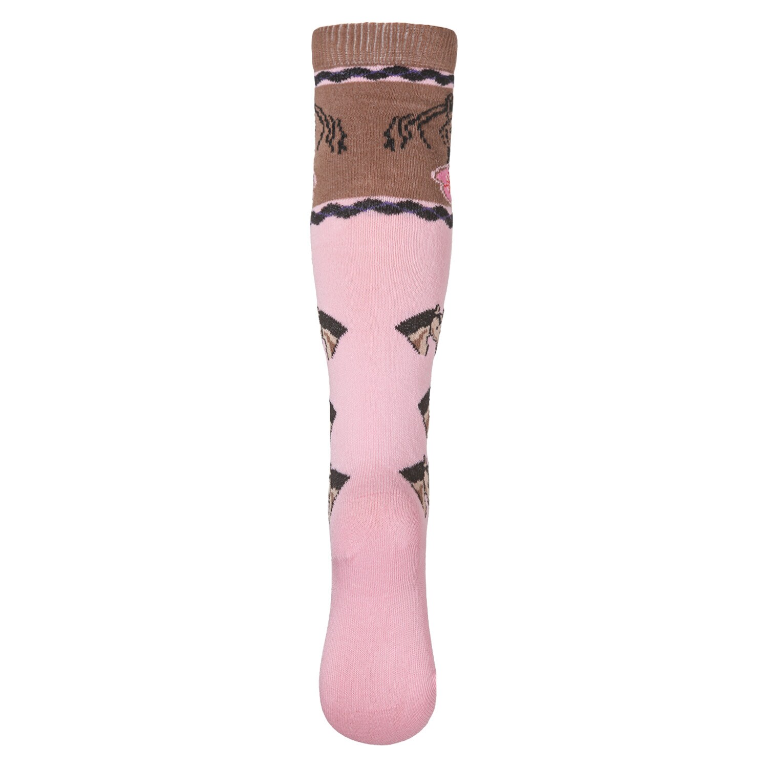 Cotton Prime® Kinder Kniestrümpfe 6 Paar, mit Pferde Motiven