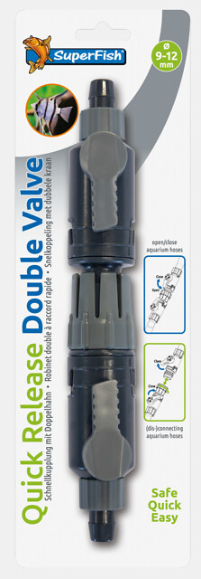 Superfish Dubbelkraan Snelkoppeling 9-12mm