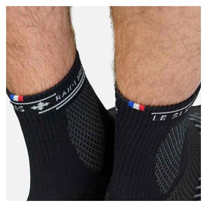 Chaussettes Raidlight x Le Slip Français Marathon Noir