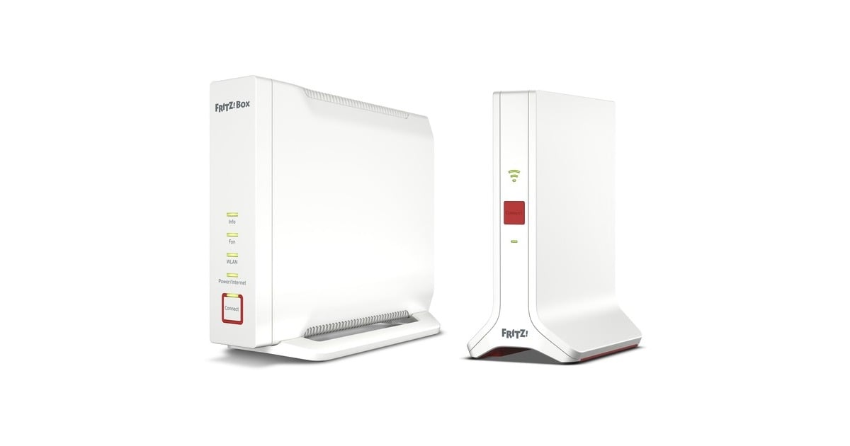 FRITZ!Mesh Set 4060 + 3000 AX Edition International mesh router  (Wit)