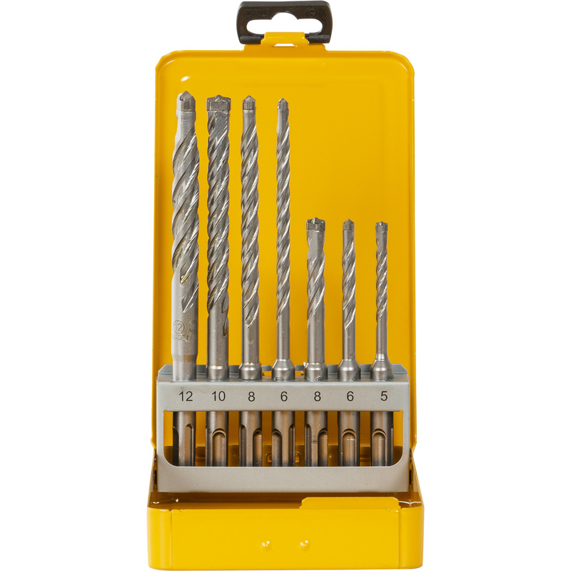 DeWALT Cassette SDS+ XLR (5, 6x2, 8x2, 10, 12mm) 7-delig