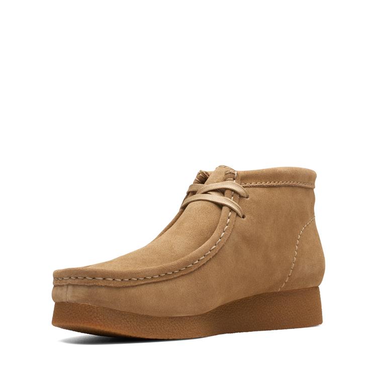 Clarks WALLABEEEVOBT dark sand suede