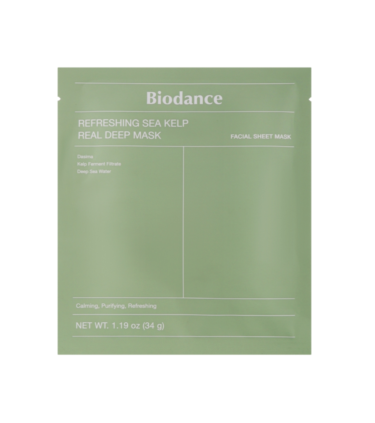 Biodance - Máscara Facial - Refreshing Sea Kelp