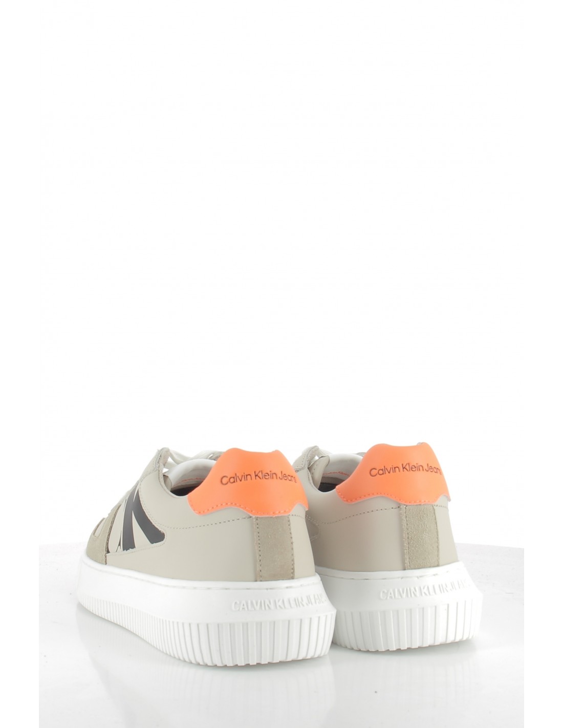 calvin klein Baskets de Ville Homme chunky cupsole laceu Beige