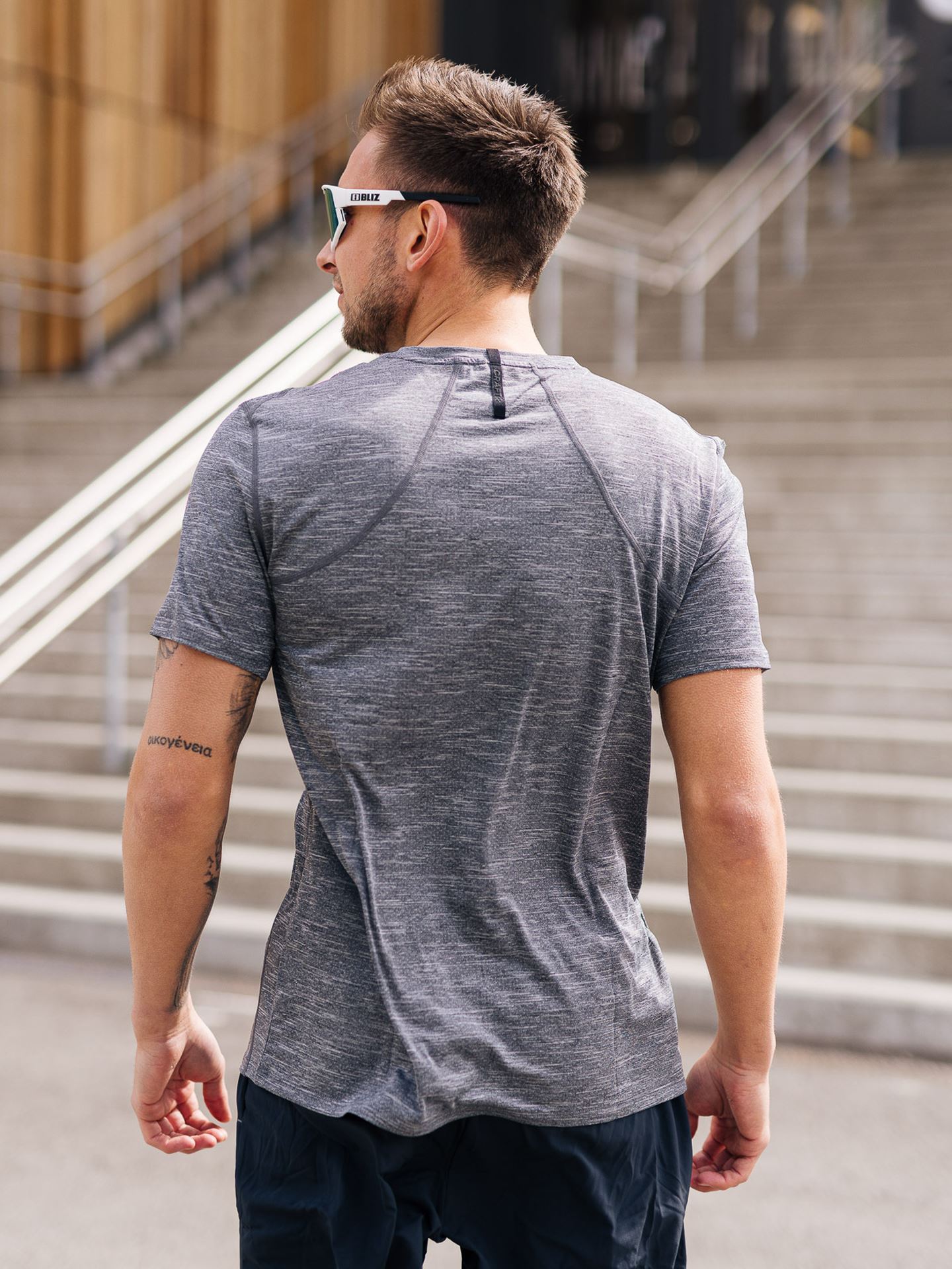 Adv Charge Melange Short Sleeve Tee Man