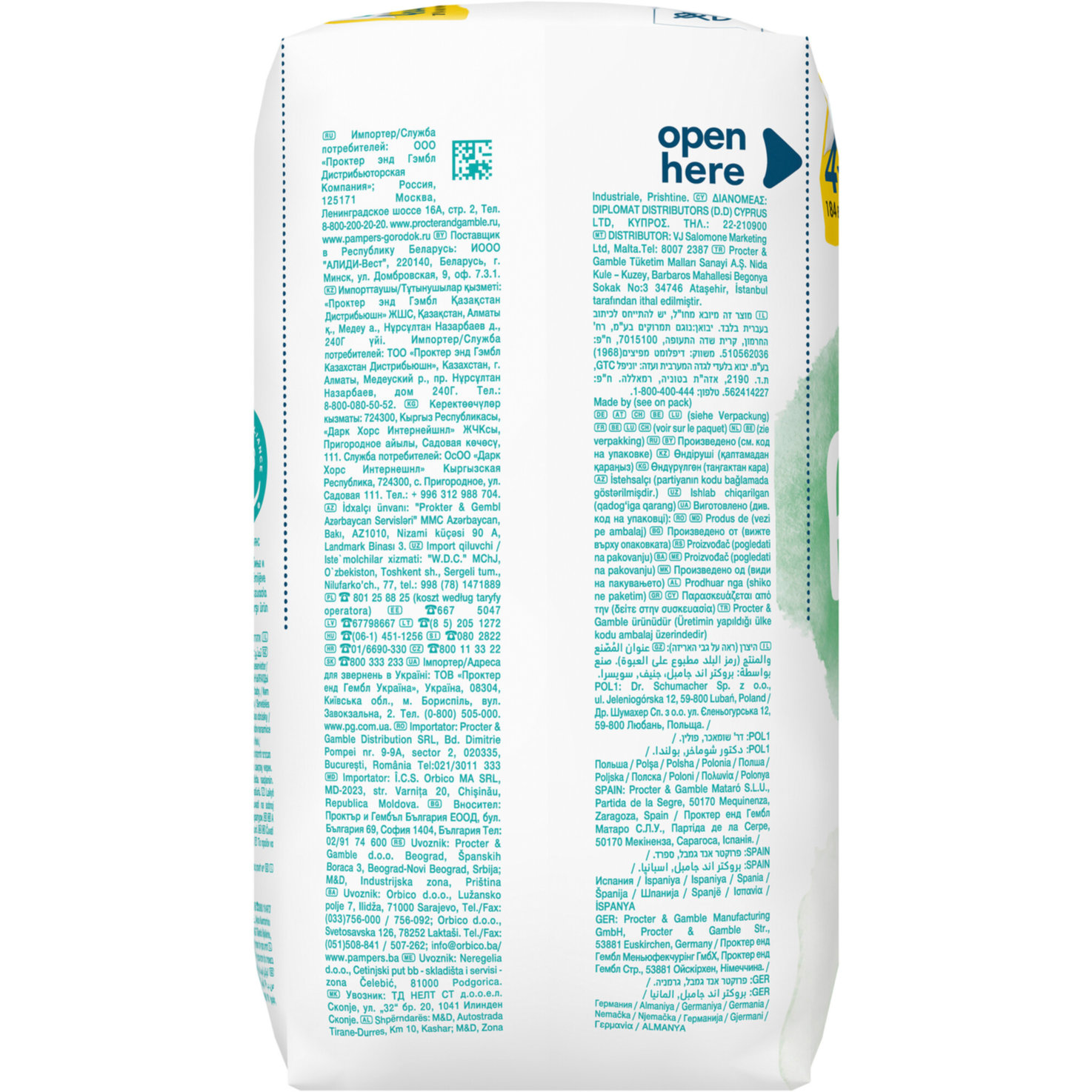 Pampers Feuchttücher Harmonie New Baby 4x46 Stück