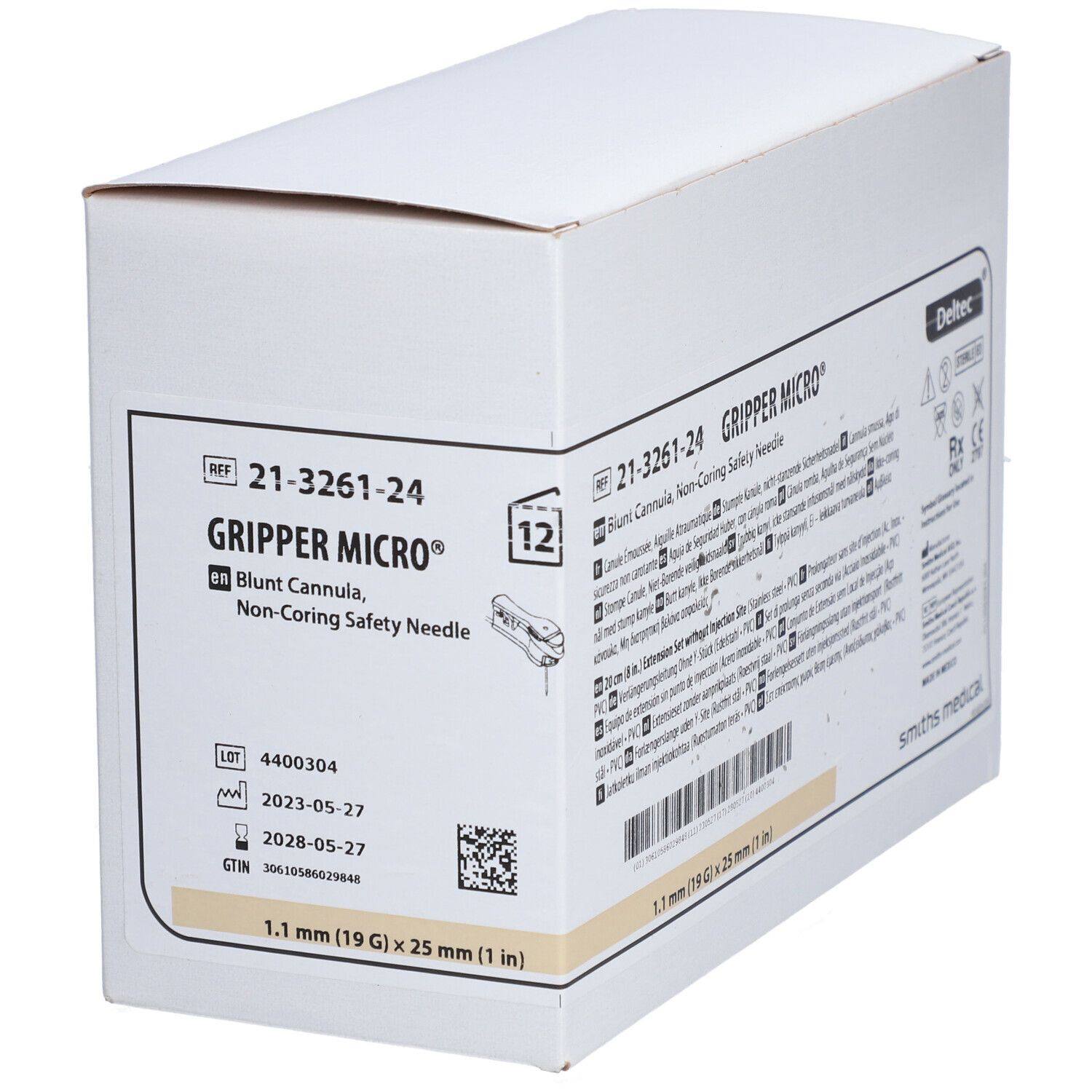 GRIPPER Micro Port Punktionsnadeln 19 Gx25 mm