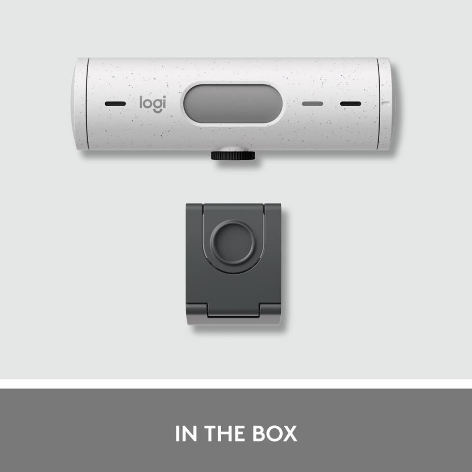 Logitech - Brio 500 Full HD Webcam USB-C OFF-WHITE