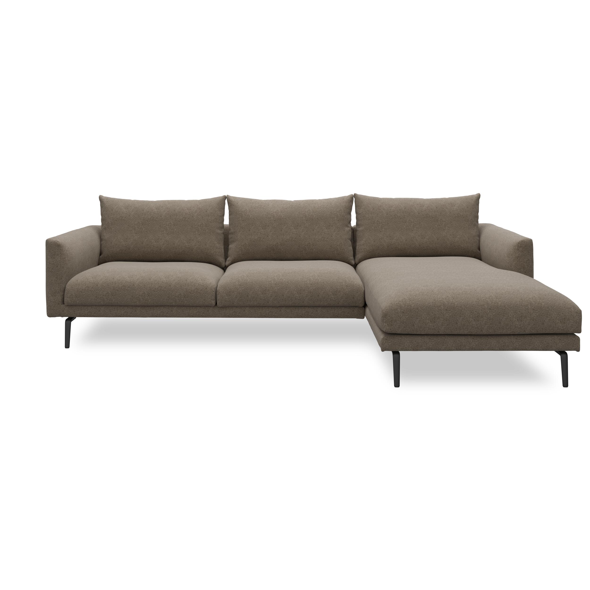Hallsberg højrevendt sofa med chaiselong