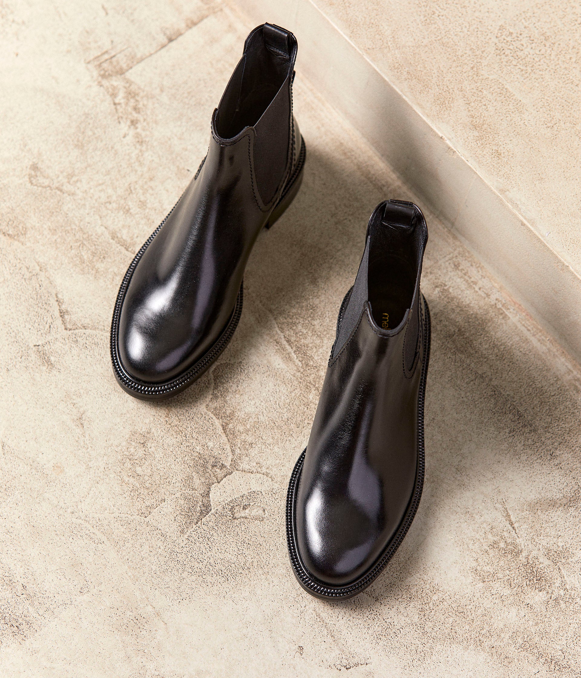 Boots noires Bérénice