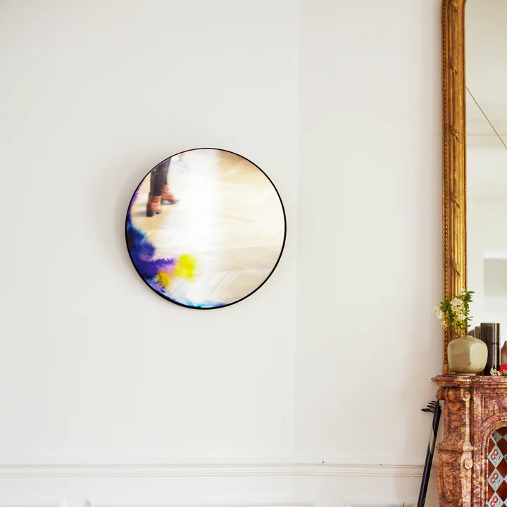Petite Friture - Francis Wandspiegel small, blau