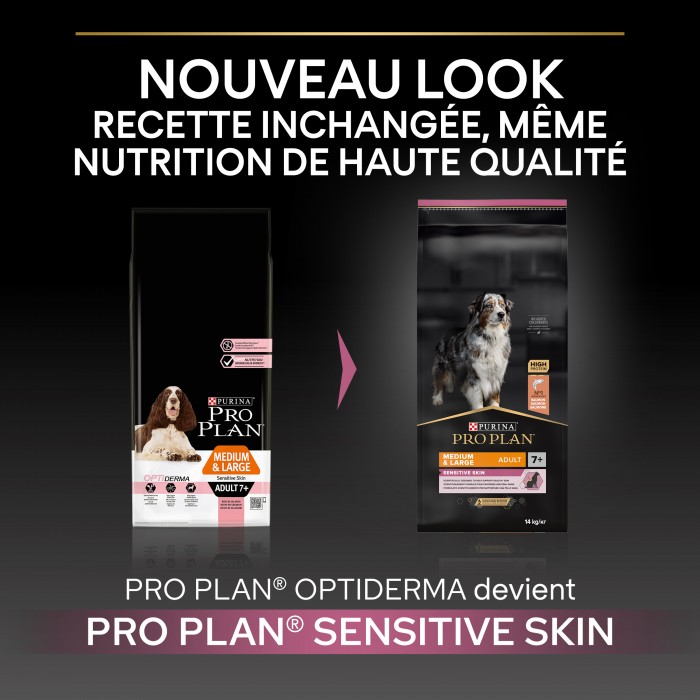 PRO PLAN Sensitive Skin Medium & Large Adult au Saumon - Croquettes pour chien
