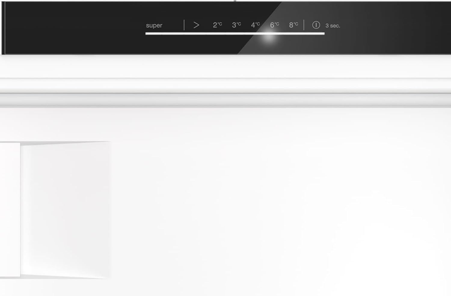 Bosch KIL32ADD1 Serie 6 Einbau-Kühlschrank mit Gefrierfach, 102,5 x 56 cm Nische, 132 L Kühlen & 15L Gefrieren, VitaFresh XXL, Hochstabile Türeinsätze, Eco Airflow, LED-Beleuchtung