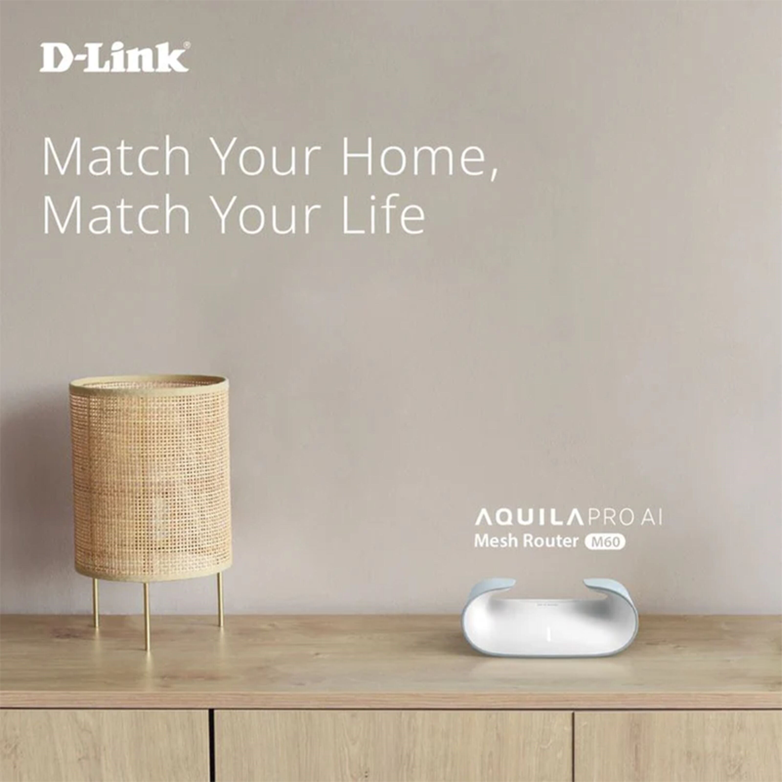 D-Link Aquila Pro AI AX6000 Wifi 6 Smart Mesh-ruter