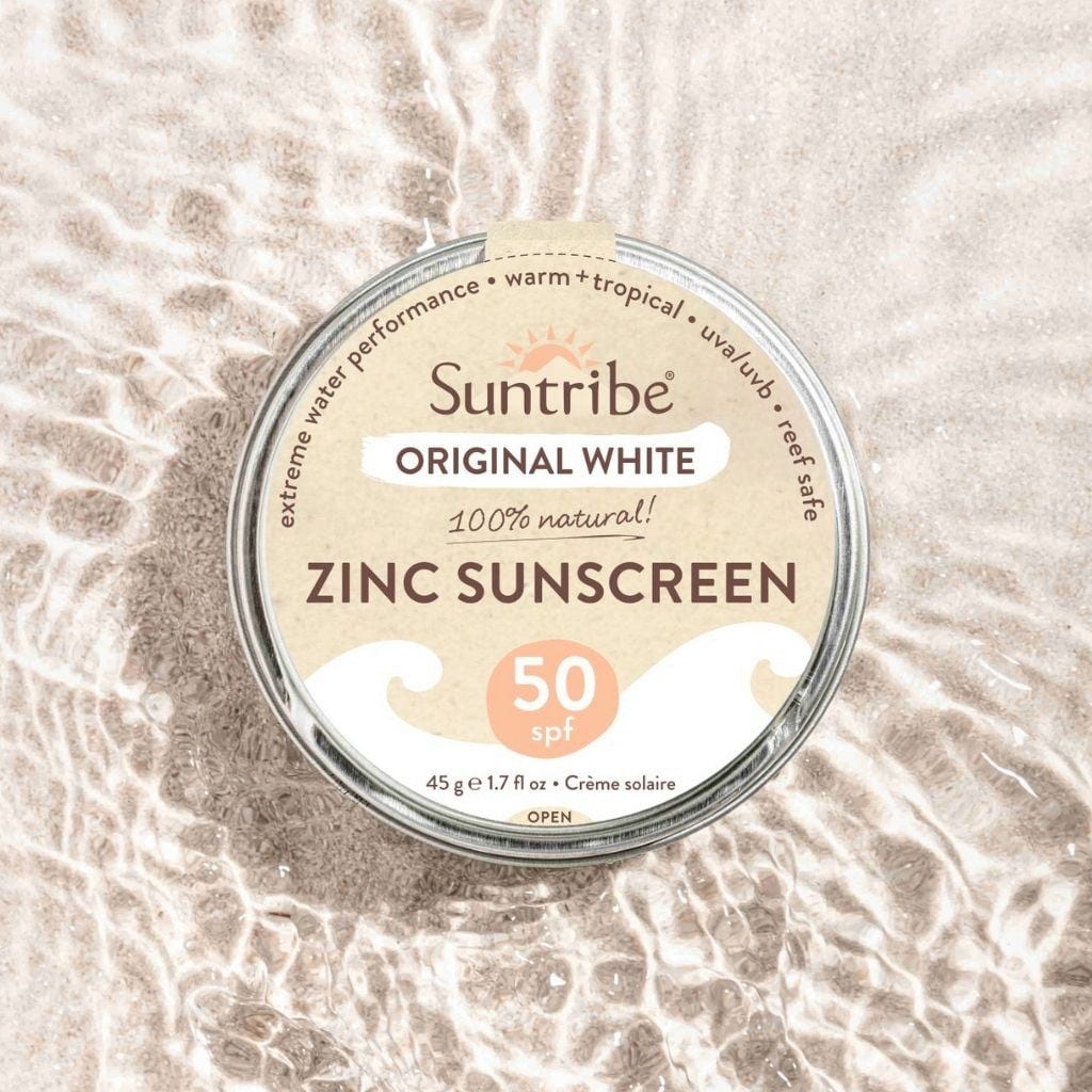 Suntribe  Zinc Sunscreen Gesicht & Sport SPF 50, original white (45 g)