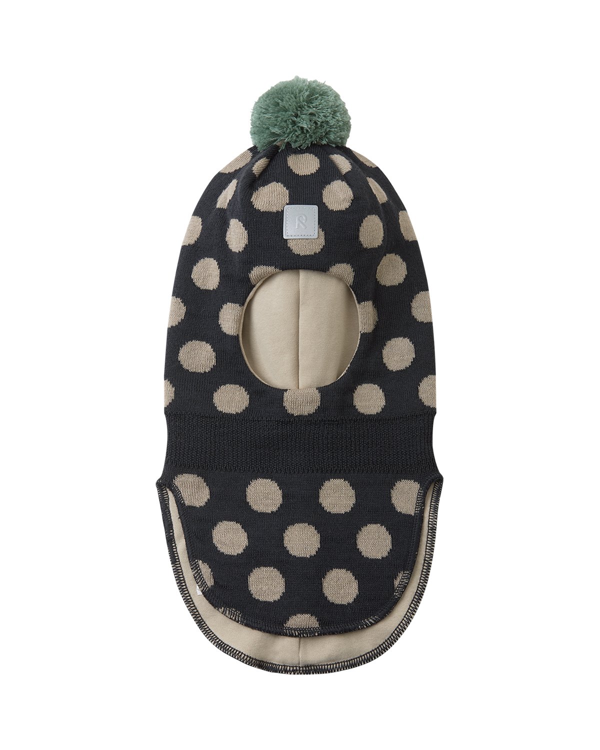 Ull Balaclava med dusk