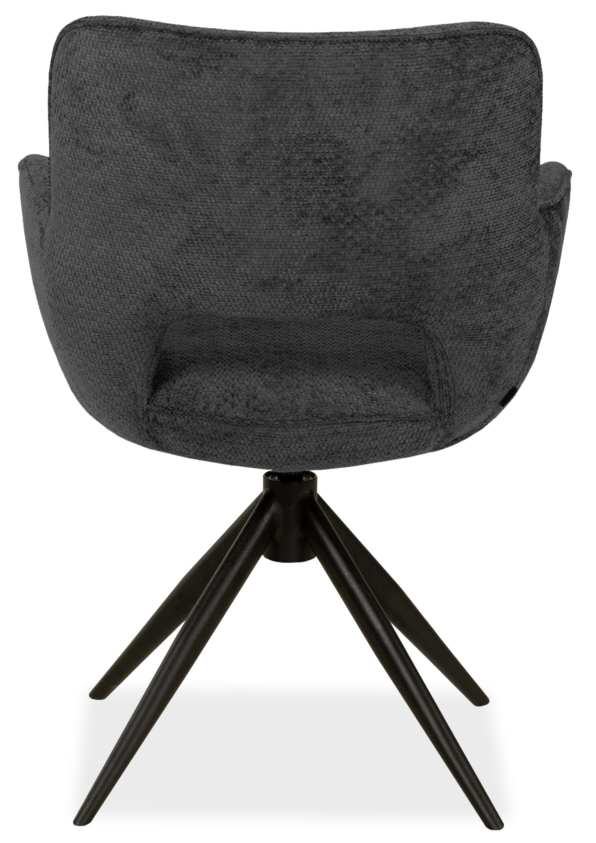 Eetstoel - Movie antracite Mona B57 x D66 x H87 cm