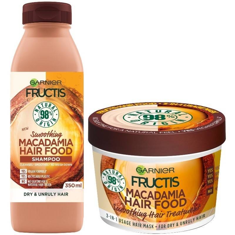 Garnier Fructis Hair Food Macadamia Set 350 + 400 ml