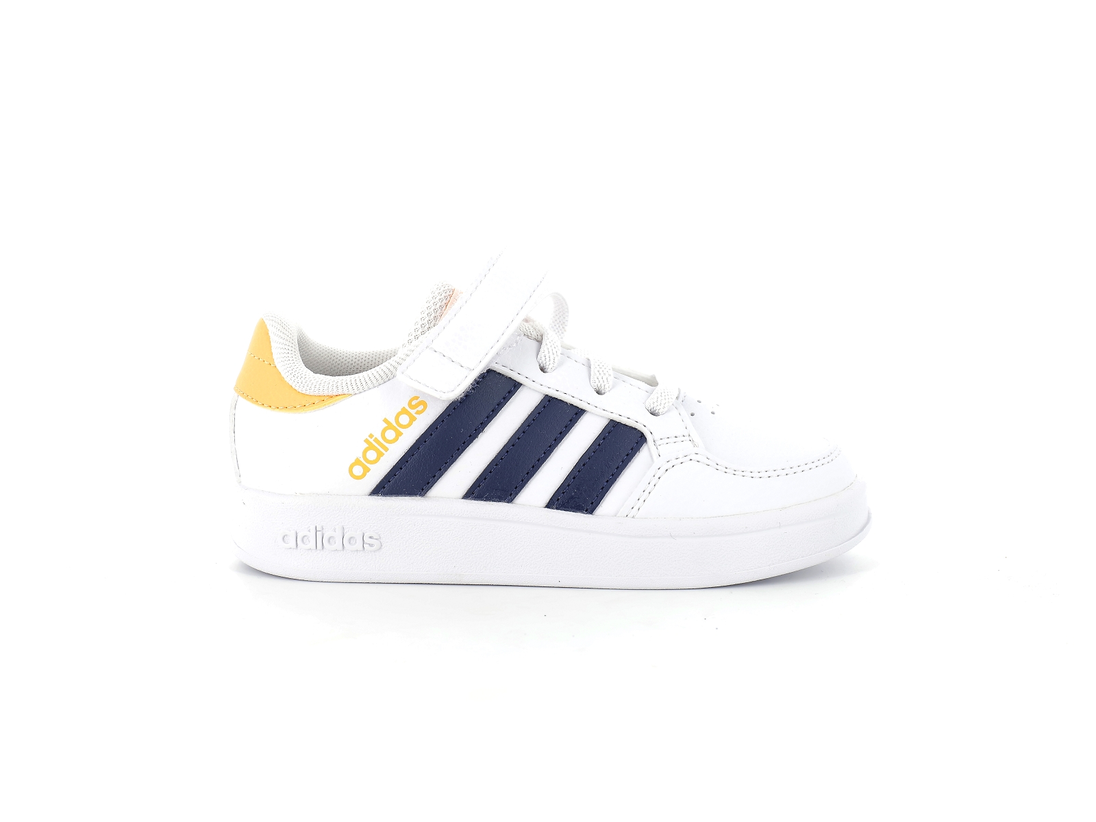 Adidas-GW2898 Synthétique Blanc-Jaune