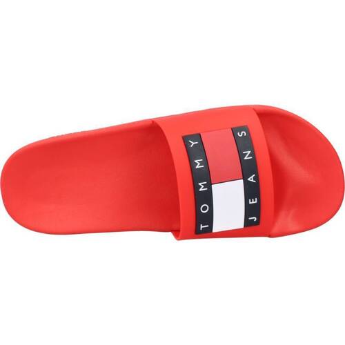 Tommy Jeans - POOL SLIDE ESS Rojo
