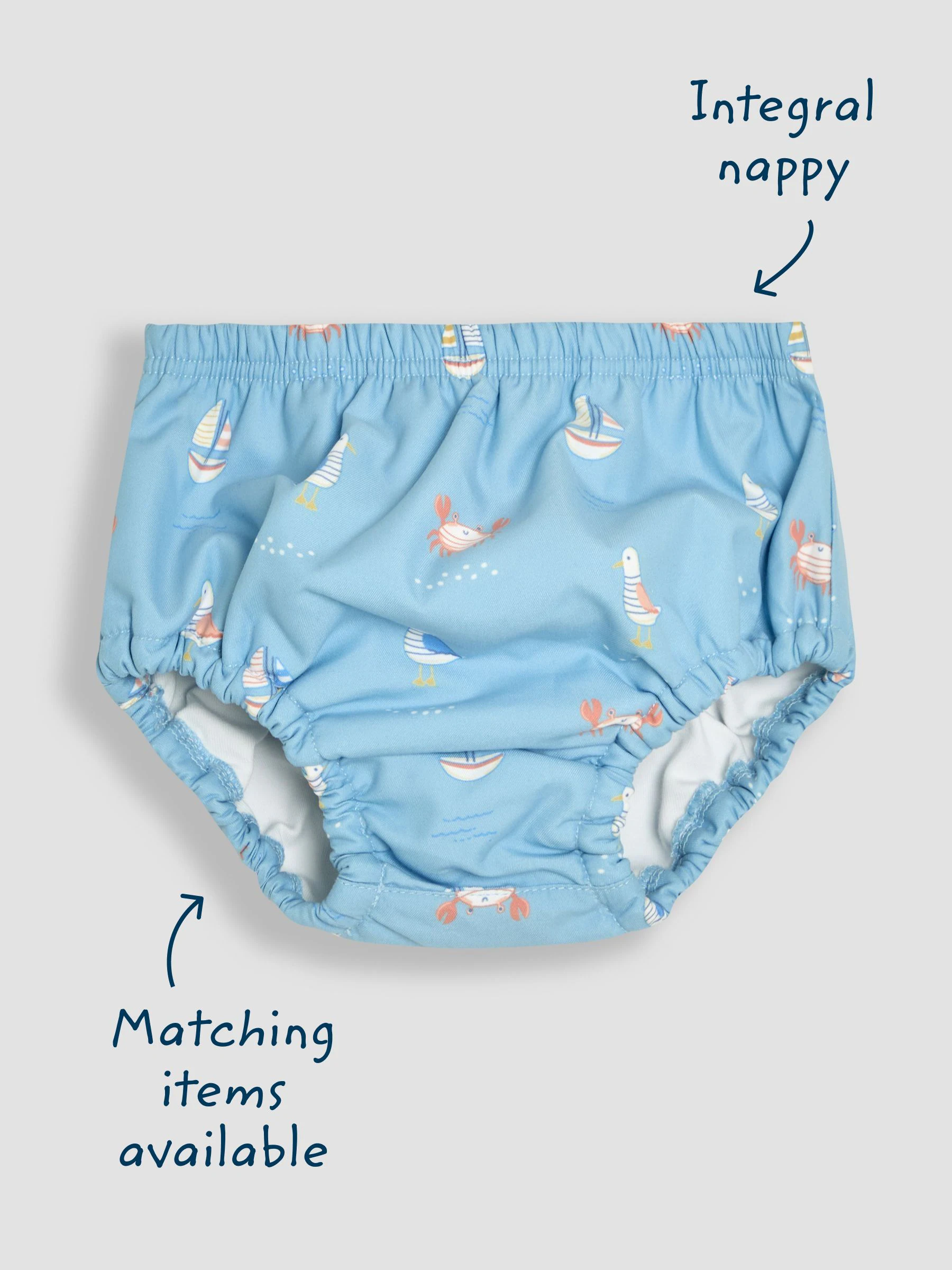 JoJo Maman Bébé blauwe zwemppy