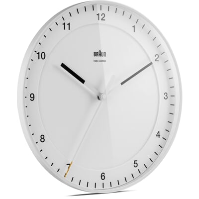 Wanduhr Braun, Weiß