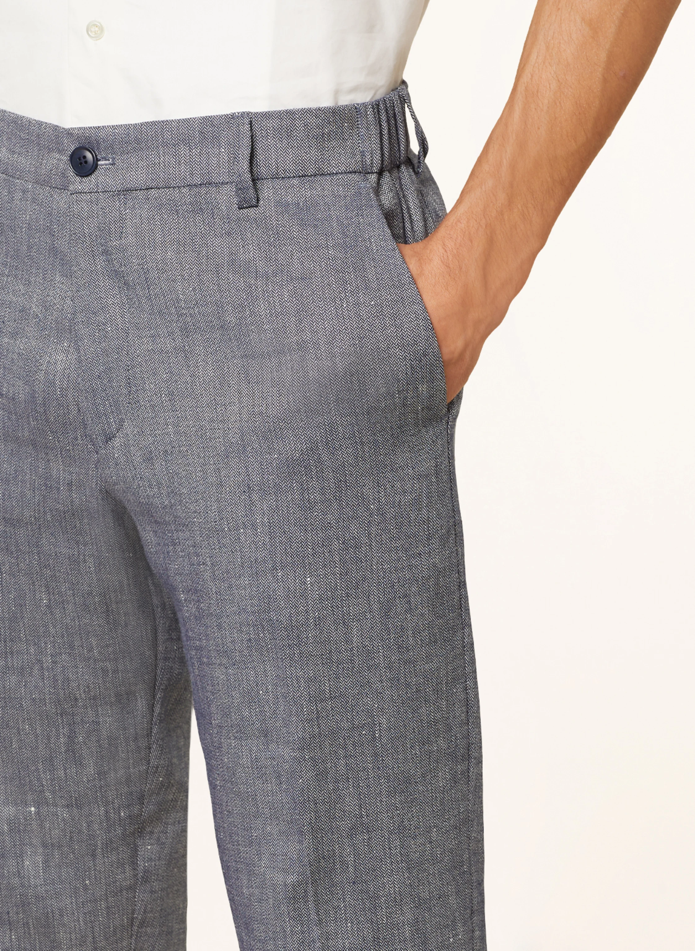 DRYKORN Hose AJEND Extra Slim Fit mit Leinen