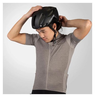 Maillot Manches Courtes Endura GV500 Reiver Gris