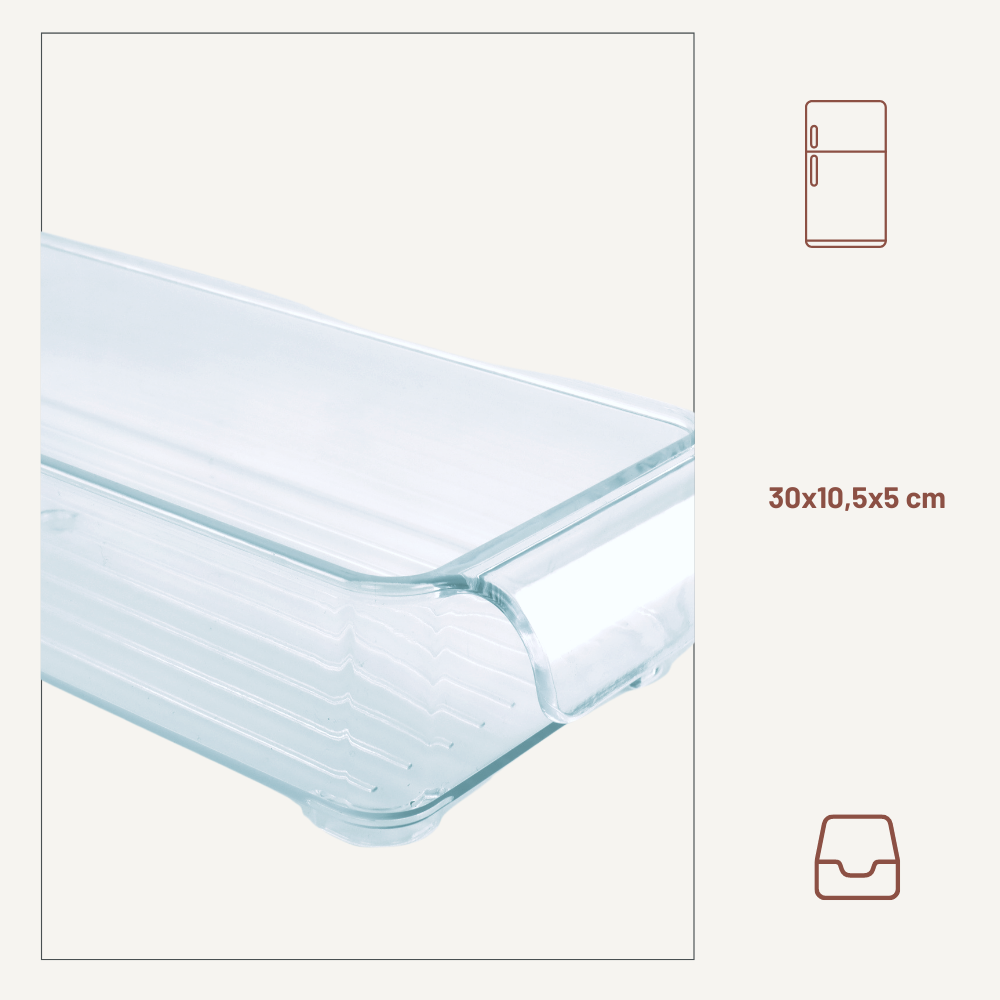Orange85 30 x 10,5 x 5 cm koelkast organizer