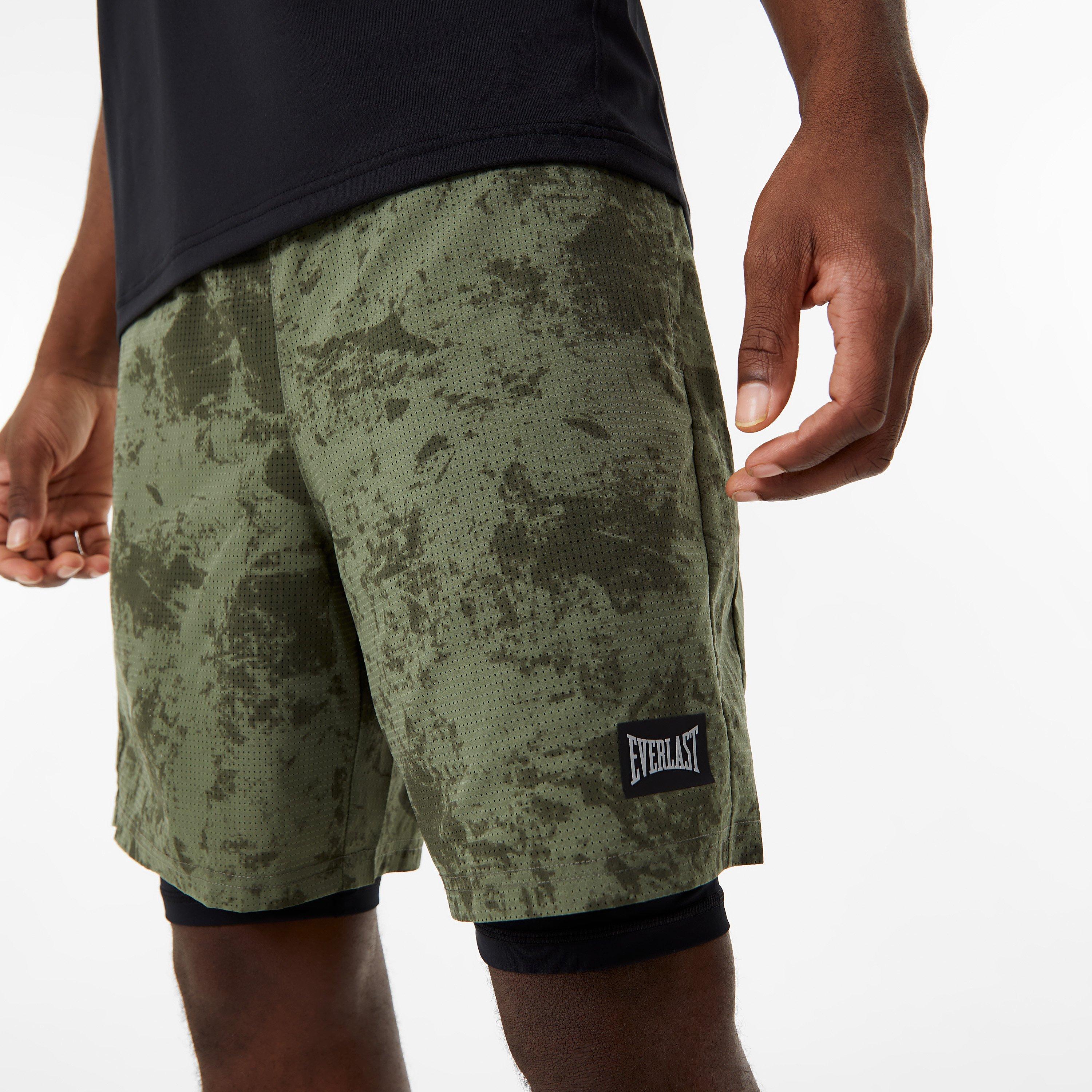 Everlast 2 in 1 Shorts Mens