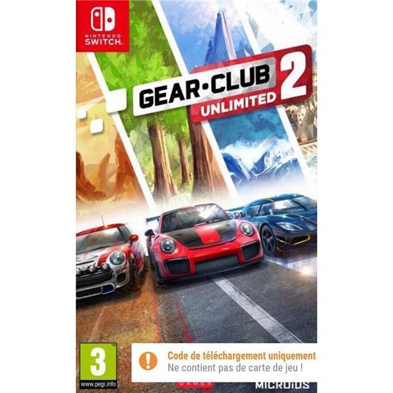 Gear Club 2: Unlimited (Code in a Box)- Nintendo Switch