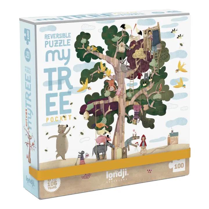 Londji Puzzle recto-verso My Tree - 100 pièces