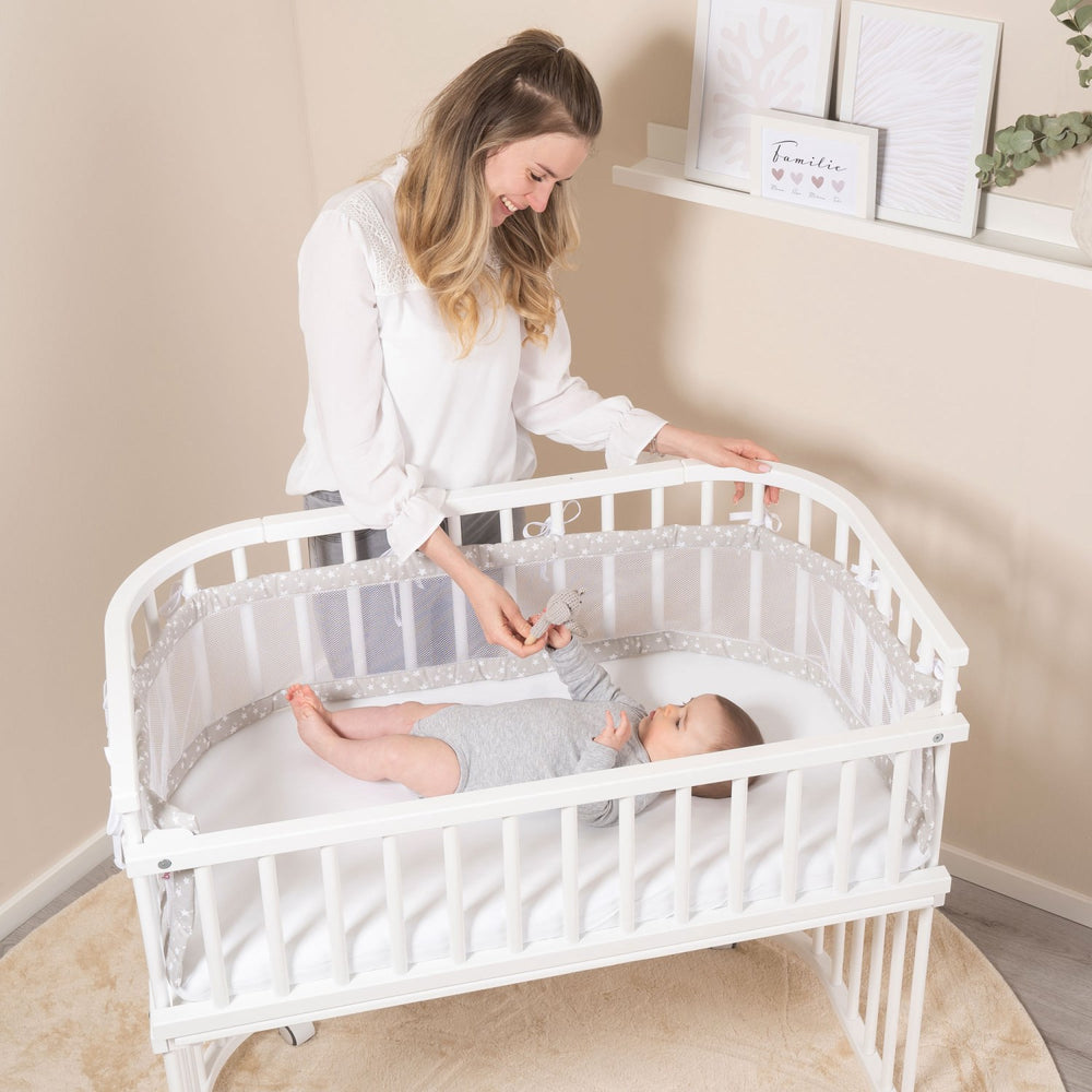 Køb babybay ® White Varnished Tremmer
