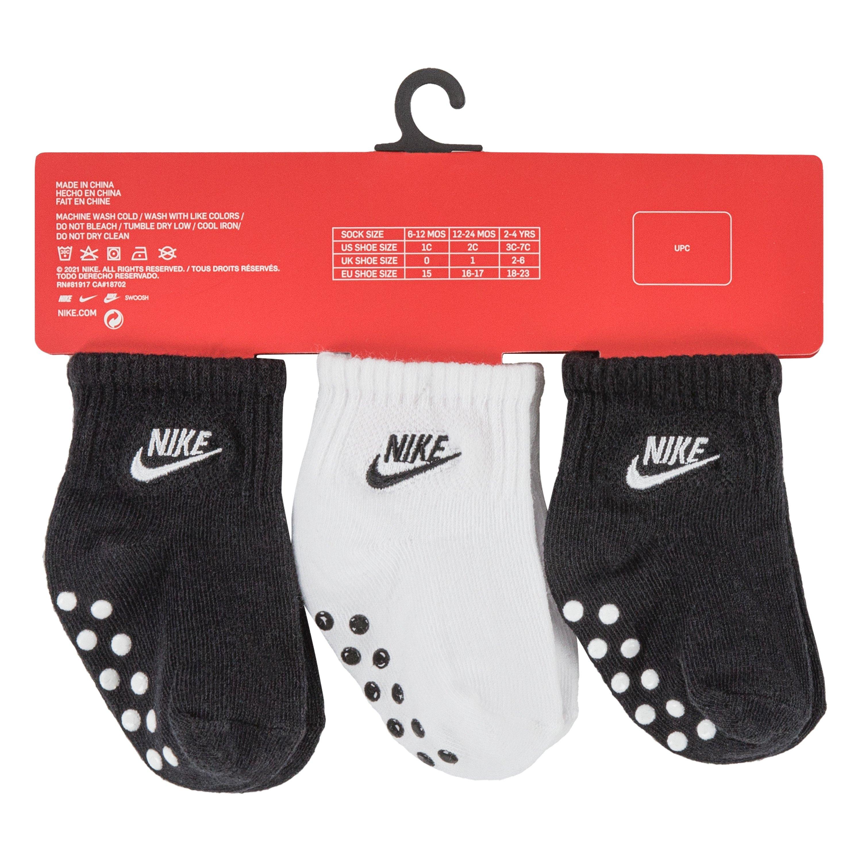 Nike Grippy Sock 3pk Baby