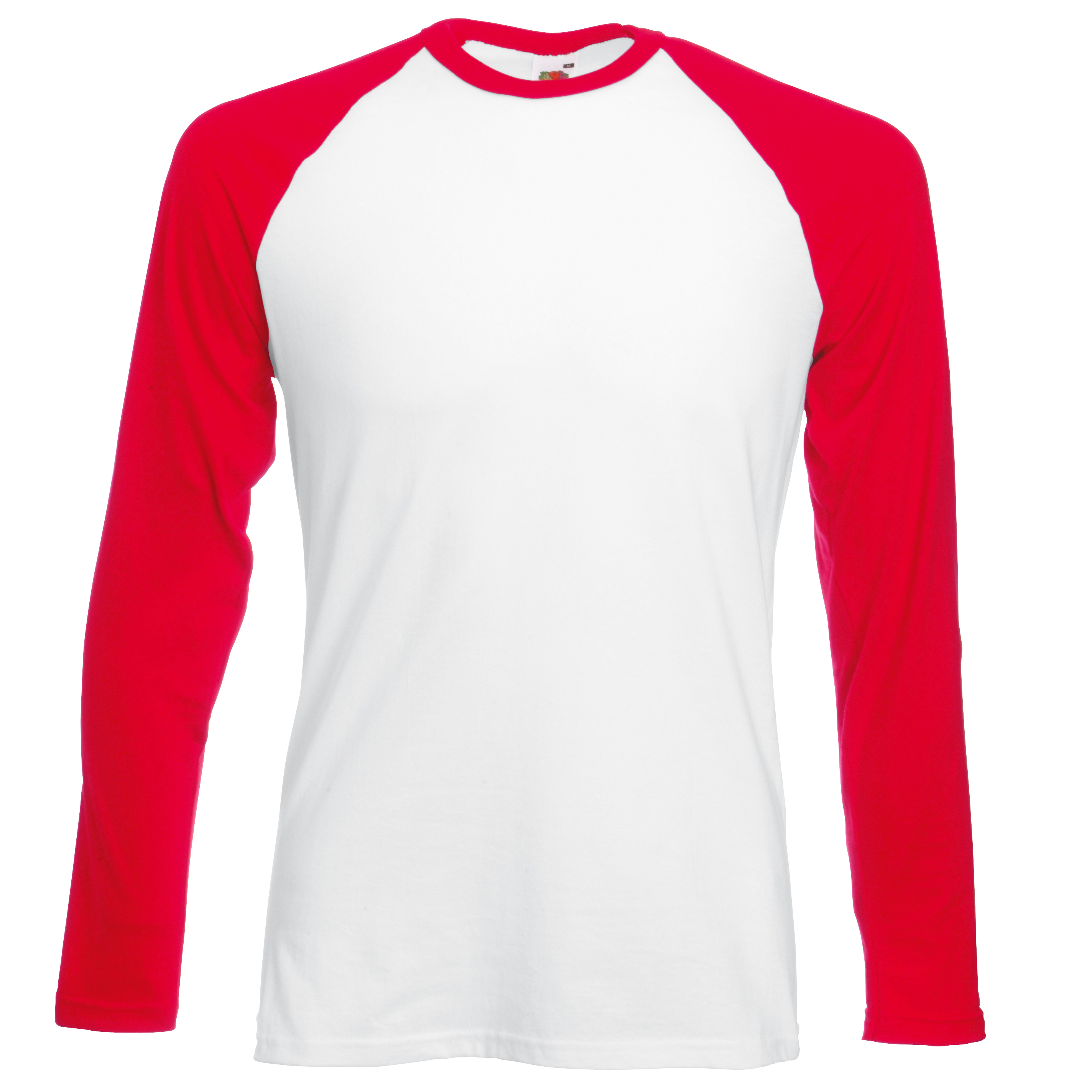 Fruit of the Loom SS028 - T-shirt Manches Longues Homme Baseball