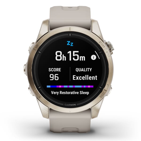 Montre cardio GPS GARMIN EPIX PRO (G2) 42MM SAPPHIRE SAPPHIRE SOFT GOLD LIGHT