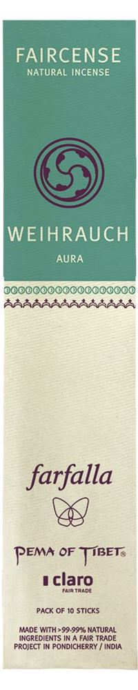 FAIRCENSE Räucherstäbchen Weihrauch/Aura 10 Stk