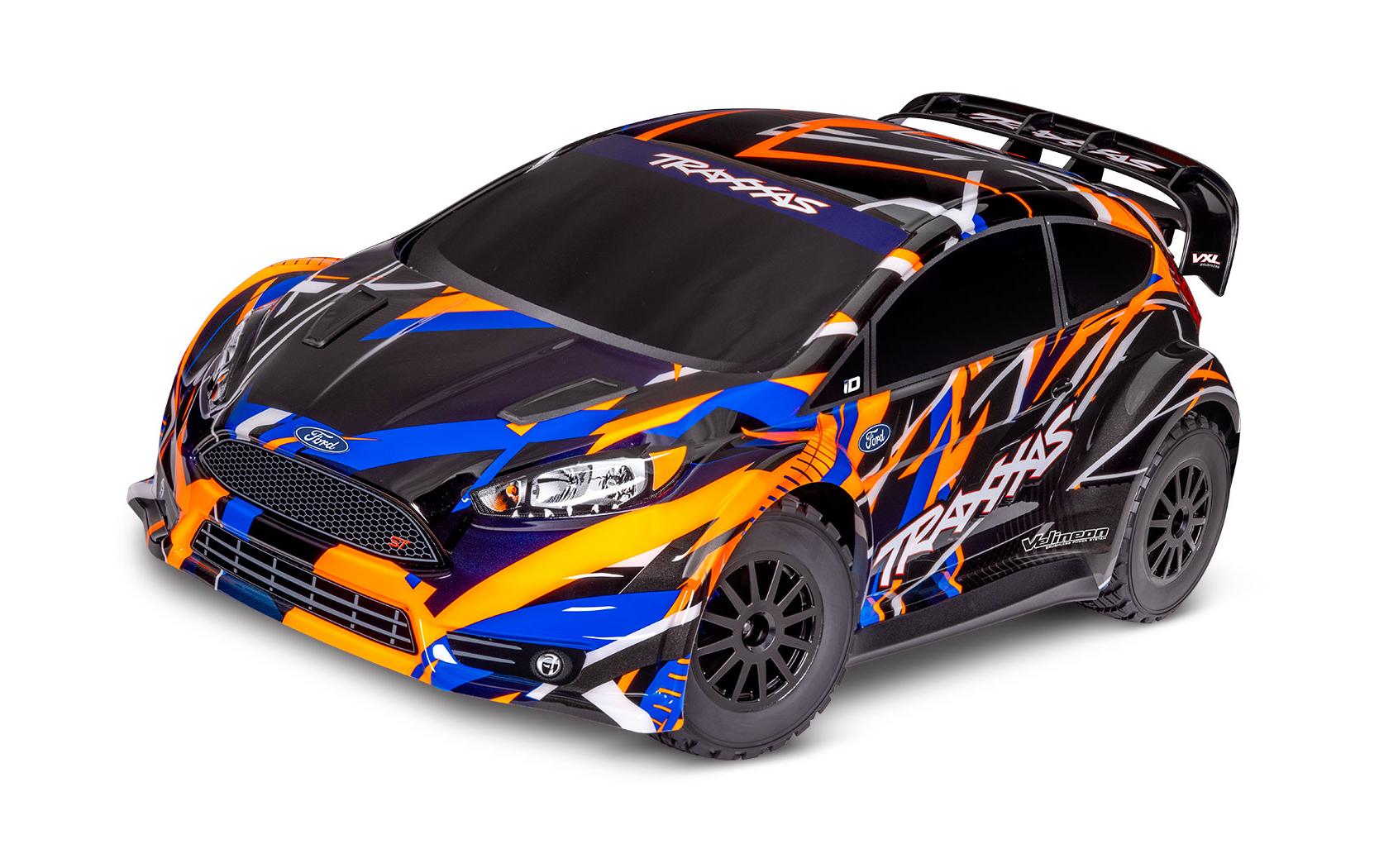 Rally Ford Fiesta ST VXL 4WD Orange, ARTR, 1:10<br>Robustes RC Rallyauto mit 3S Brushless Antrieb