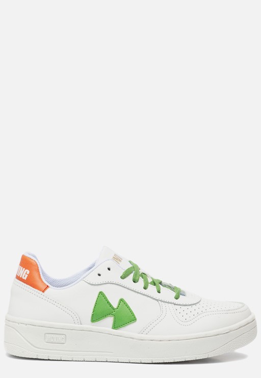 Moving Forward Sneakers wit Leer 100212