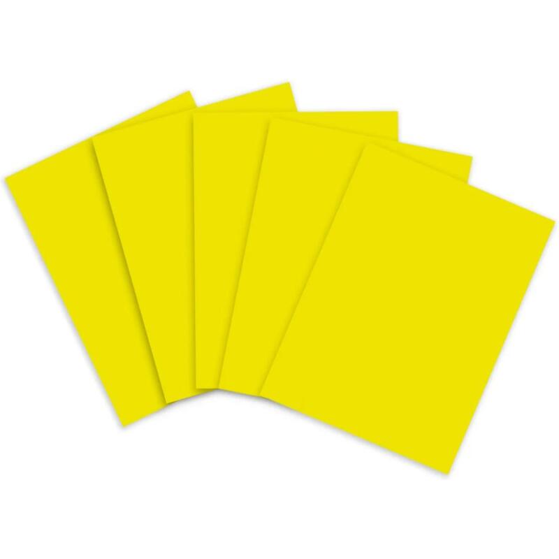 PAPIER AFFICHE FLUO, Paquet de 25 feuilles 90g/m² au format 60x80cm