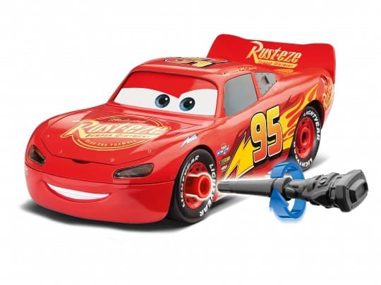 Revell Lightning McQueen, Sportsbil, Monteringssett, 1:20, Lightning McQueen, Alle kjønn, 19 stykker